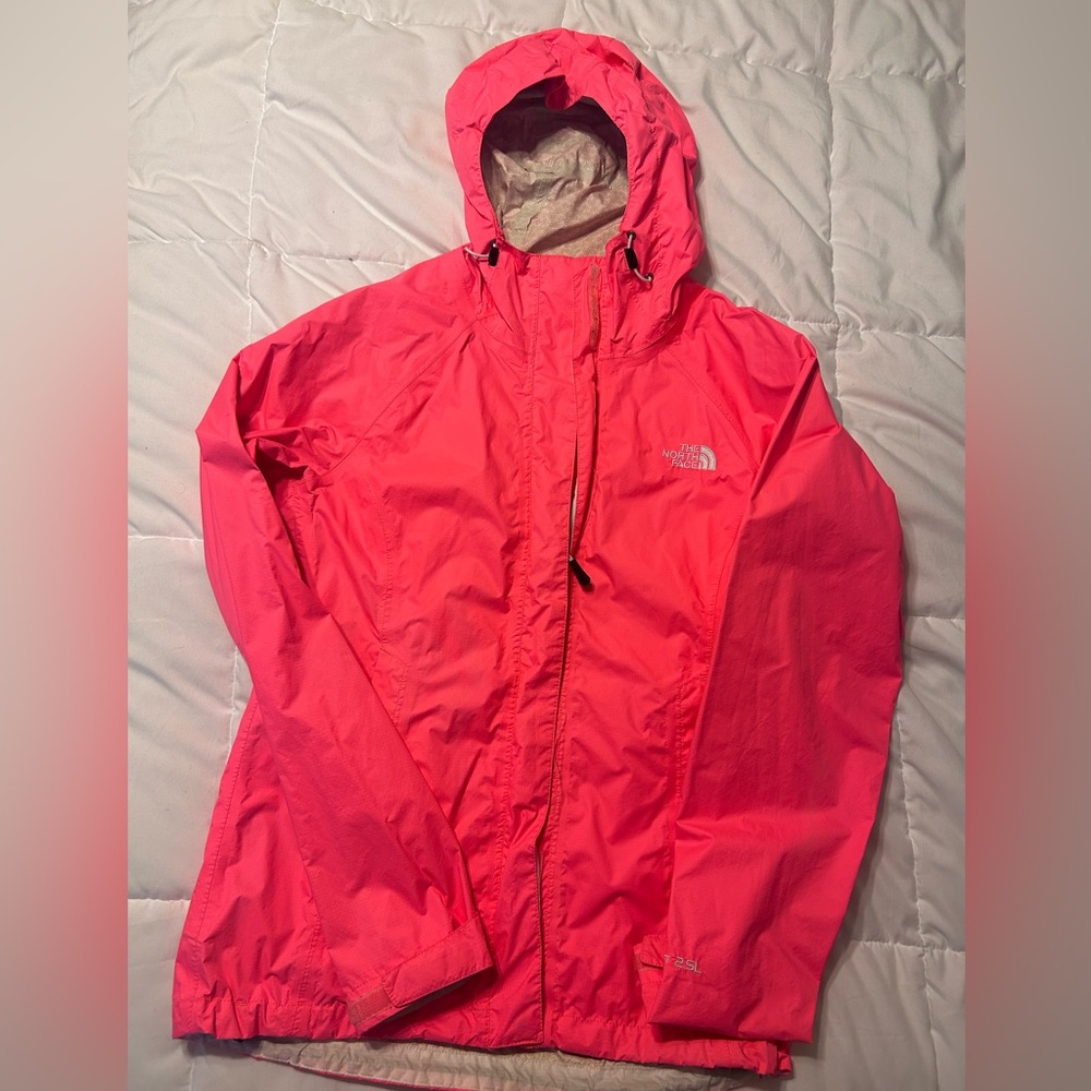 Bright Pink North Face Womans Jacket Size XS